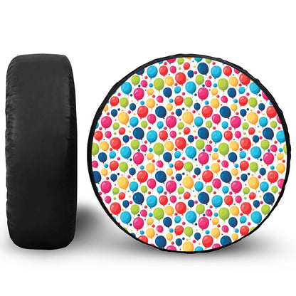 Cartoon Balloon Pattern Print Tire Cover