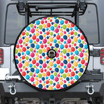 Cartoon Balloon Pattern Print Tire Cover With Camera Hole
