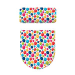 Cartoon Balloon Pattern Print Toilet Lid And Tank Cover Set