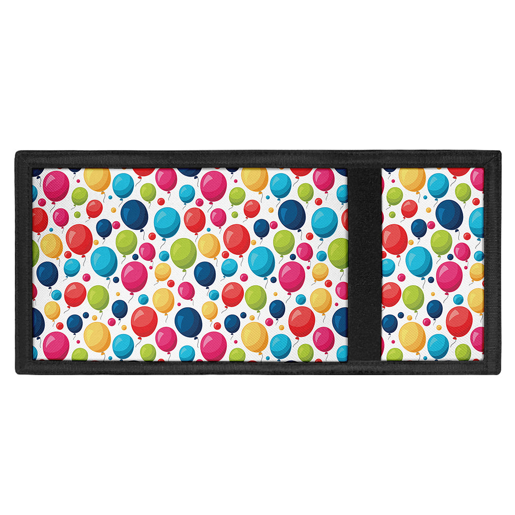 Cartoon Balloon Pattern Print Trifold Wallet