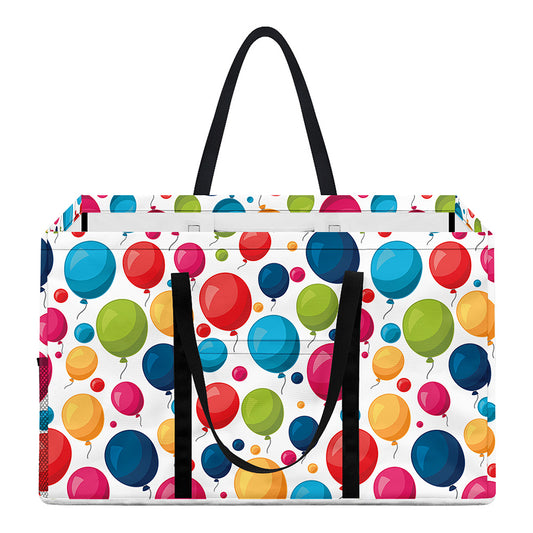 Cartoon Balloon Pattern Print Utility Tote Bag