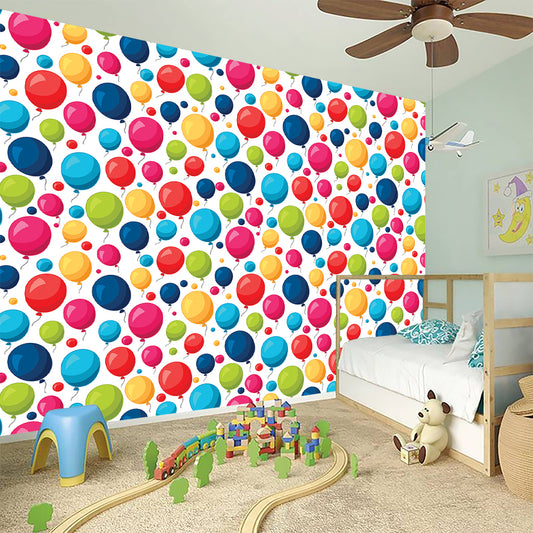 Cartoon Balloon Pattern Print Wall Sticker