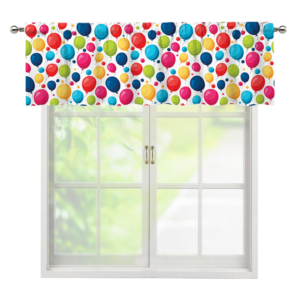 Cartoon Balloon Pattern Print Window Valance