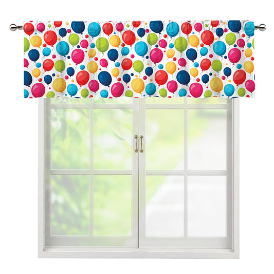 Cartoon Balloon Pattern Print Window Valance