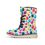 Cartoon Balloon Pattern Print Winter Boots