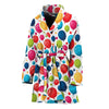 Cartoon Balloon Pattern Print Women's Bathrobe