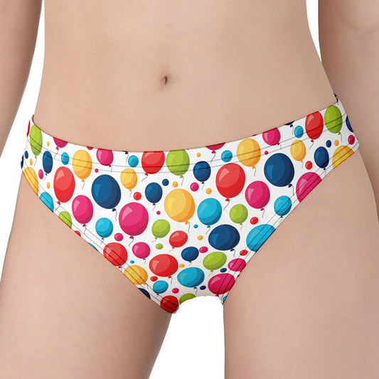 Cartoon Balloon Pattern Print Women's Panties