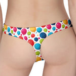 Cartoon Balloon Pattern Print Women's Thong