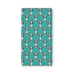 Cartoon Boston Terrier Pattern Print Baby Crib Sheet