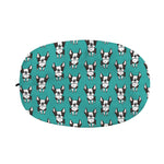 Cartoon Boston Terrier Pattern Print Car Side Mirror Covers
