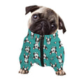 Cartoon Boston Terrier Pattern Print Dog Zip Up Jacket