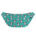 Cartoon Boston Terrier Pattern Print Fanny Pack