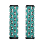 Cartoon Boston Terrier Pattern Print Handle Covers