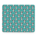 Cartoon Boston Terrier Pattern Print Mouse Pad