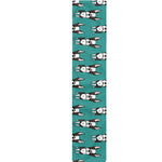 Cartoon Boston Terrier Pattern Print Table Runner