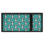 Cartoon Boston Terrier Pattern Print Trifold Wallet