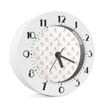 Cartoon Bull Terrier Pattern Print Alarm Clock