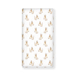 Cartoon Bull Terrier Pattern Print Baby Crib Sheet