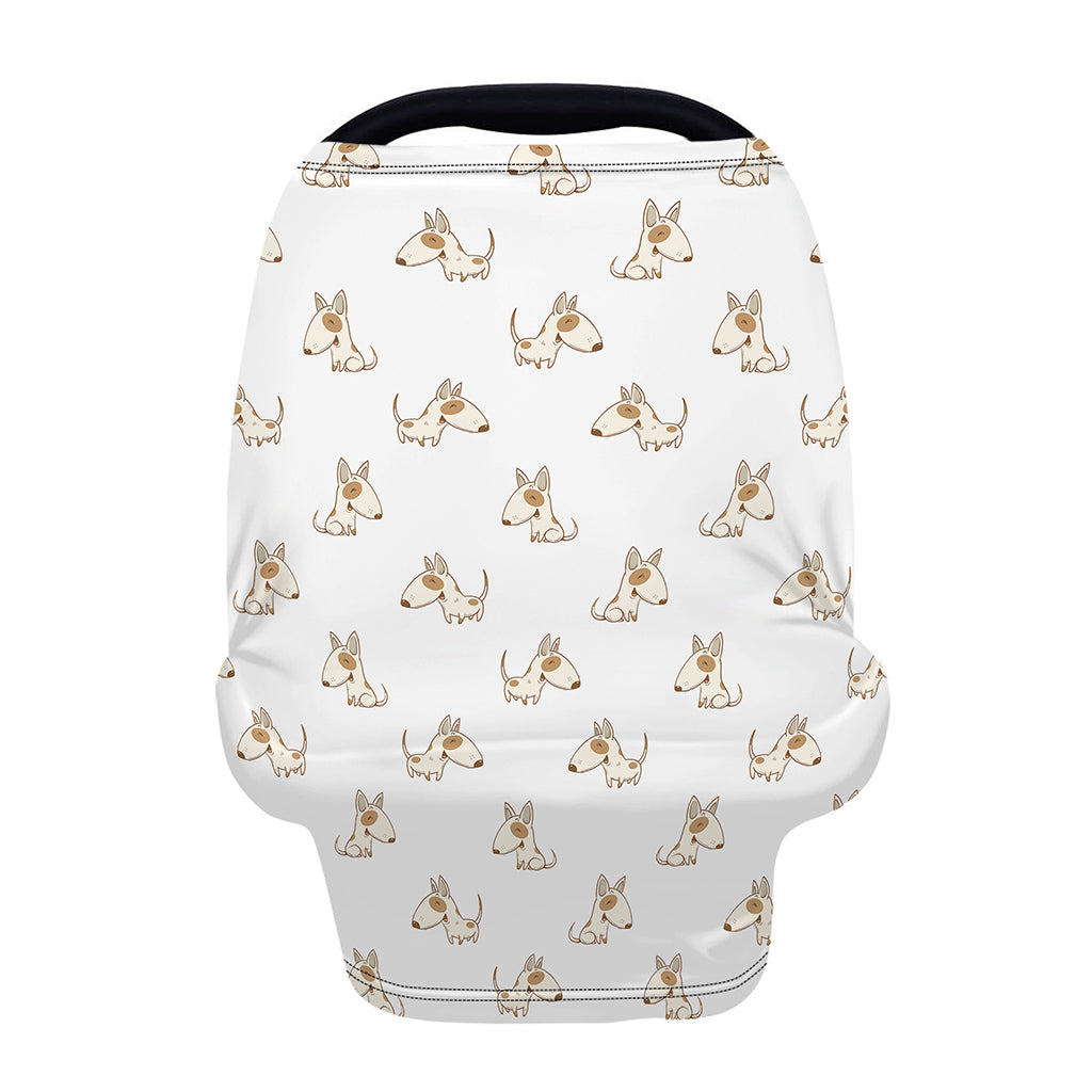 Cartoon Bull Terrier Pattern Print Baby Seat Cover