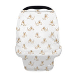 Cartoon Bull Terrier Pattern Print Baby Seat Cover