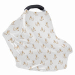 Cartoon Bull Terrier Pattern Print Baby Seat Cover