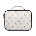 Cartoon Bull Terrier Pattern Print Briefcase Bible Bag