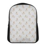 Cartoon Bull Terrier Pattern Print Casual Backpack