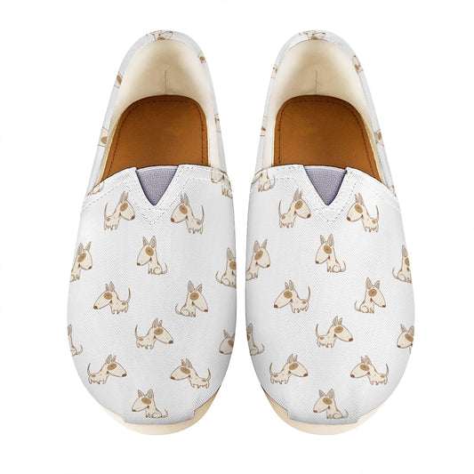 Cartoon Bull Terrier Pattern Print Casual Shoes