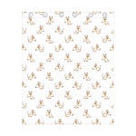 Cartoon Bull Terrier Pattern Print Curtain