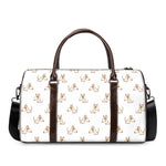 Cartoon Bull Terrier Pattern Print Duffle Bag
