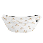 Cartoon Bull Terrier Pattern Print Fanny Pack