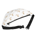 Cartoon Bull Terrier Pattern Print Fanny Pack