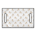 Cartoon Bull Terrier Pattern Print Golf Cart Seat Cover