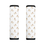 Cartoon Bull Terrier Pattern Print Handle Covers