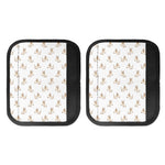 Cartoon Bull Terrier Pattern Print Handle Covers