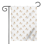 Cartoon Bull Terrier Pattern Print House Flag