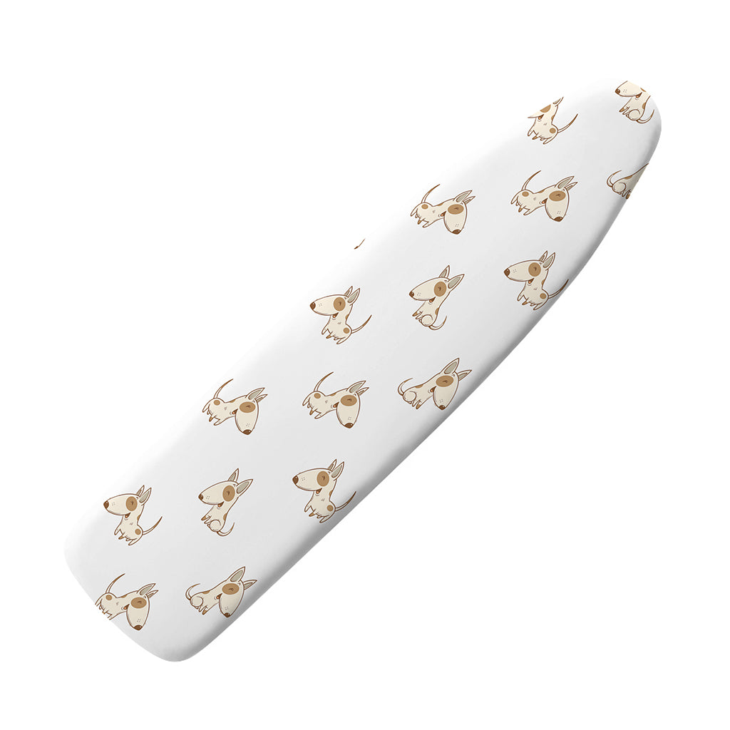 Cartoon Bull Terrier Pattern Print Ironing Board Cover