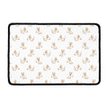 Cartoon Bull Terrier Pattern Print Kitchen Mat