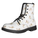 Cartoon Bull Terrier Pattern Print Backpack