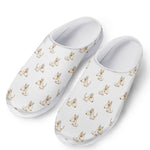 Cartoon Bull Terrier Pattern Print Mesh Casual Shoes