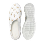 Cartoon Bull Terrier Pattern Print Mesh Casual Shoes