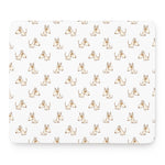 Cartoon Bull Terrier Pattern Print Mouse Pad
