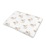 Cartoon Bull Terrier Pattern Print Pet Cooling Mat Cover