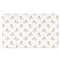 Cartoon Bull Terrier Pattern Print Polyester Doormat