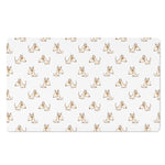 Cartoon Bull Terrier Pattern Print Polyester Doormat
