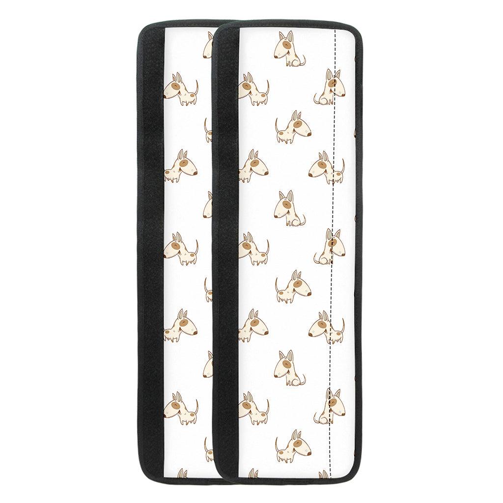 Cartoon Bull Terrier Pattern Print Refrigerator Handle Covers
