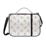 Cartoon Bull Terrier Pattern Print Shoulder Strap Bible Bag