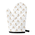 Cartoon Bull Terrier Pattern Print Single Oven Mitt