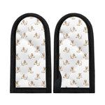 Cartoon Bull Terrier Pattern Print Skillet Handle Cover