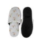 Cartoon Bull Terrier Pattern Print Slippers